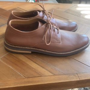 Bostonian Brown Leather Derby Shoes Size 11